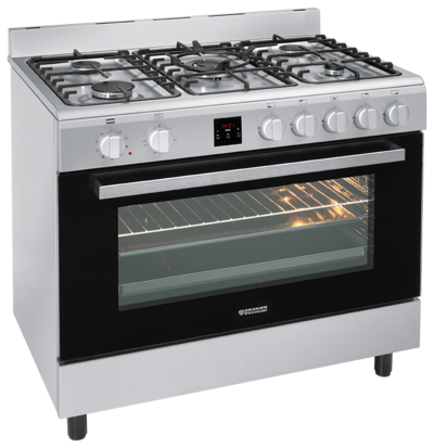 Stationary freestanding cooker and oven FZE 1599 FZE 1599, Edelstahl Erdgas