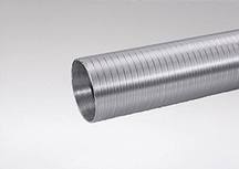 Aluminium flex tube Ø 125 mm