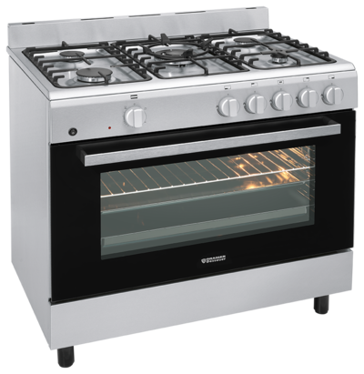 Stationary freestanding cooker and oven FZE 1499 FZE 1499, Edelstahl Erdgas