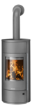 Wood stove Polar Neo W+ Steel grey