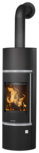 Wood stove Corso W+ Steel black