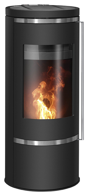 Pellet stove Carus 2.0 Steel black