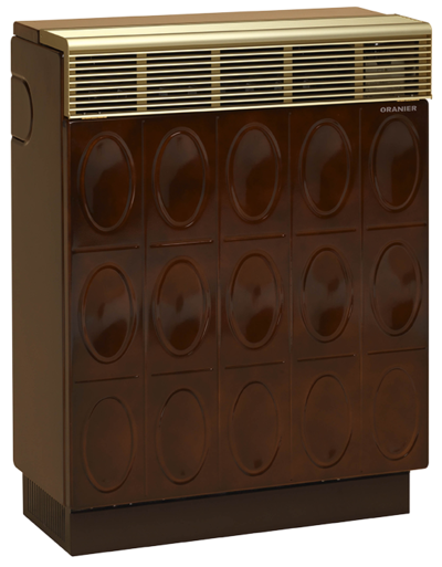 Gasheizautomat 8941-60 Palma Relief (7,0 kW) Majolikbraun Erdgas