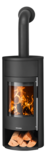 Wood stove Polar Neo W+ Polar Neo W+ steel black
